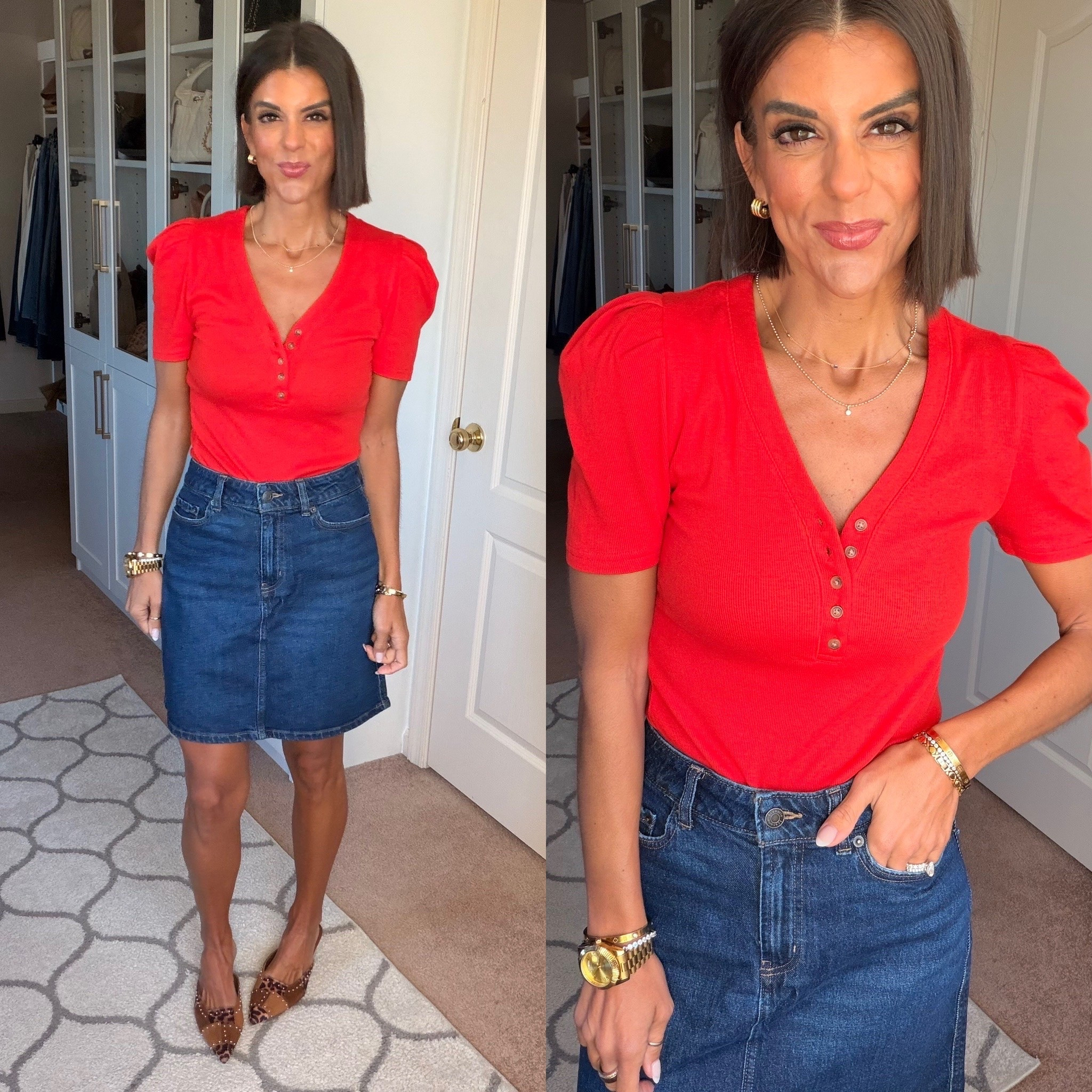 Last day to get these Walmart finds on sale!! I’m 5’5 and in size xs in too, sized up one in skirt