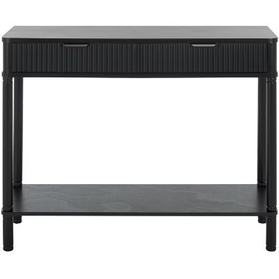 Thurston 2 Drawer Console - CNS5737B - Black - Safavieh | Target