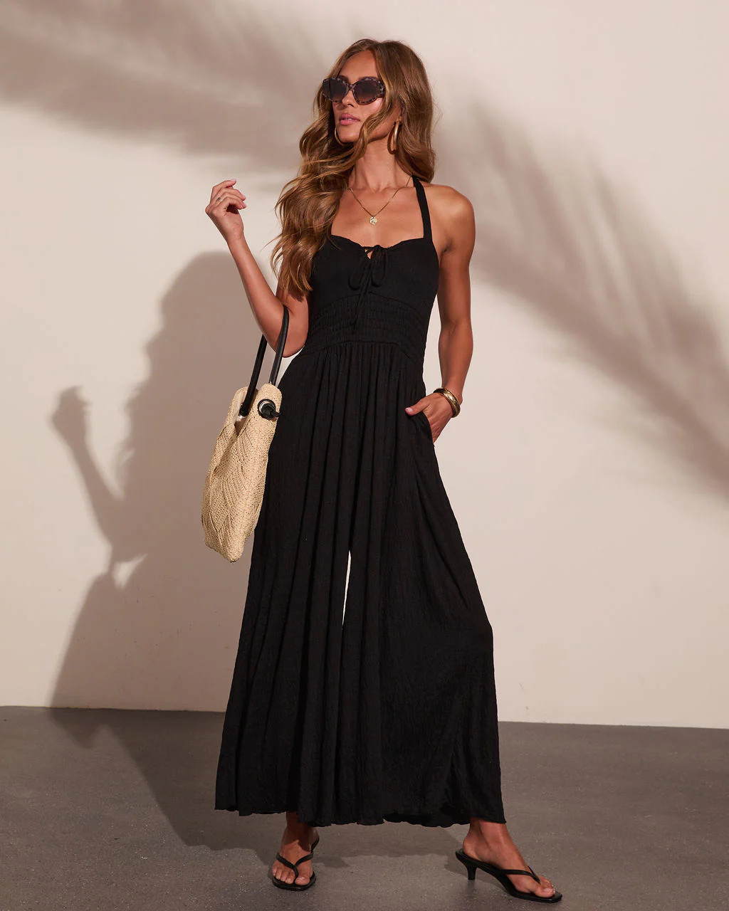 Tailored Ease Halter Neck Jumpsuit | VICI