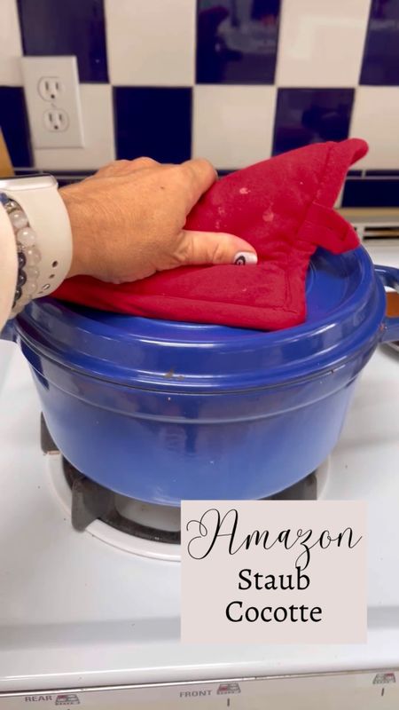 AMAZON FIND! Stain Le Creuset Cocotte / Dutch oven to cook all of your soups stews & CHILI!

#LTKover40 #LTKhome #LTKSeasonal