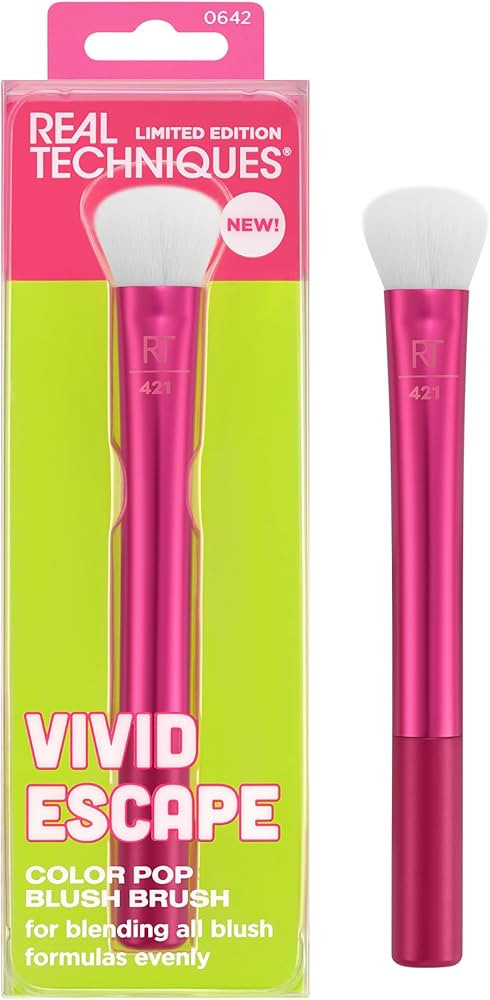 Real Techniques Vivid Escape Color Pop Blush Brush, 1 Count | Amazon (CA)