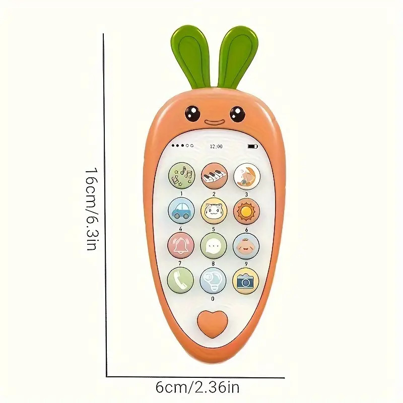 Baby Phone Toys Bilingual Telephone Teether Music Voice Toy Early Educational Learning Machine El... | Temu Affiliate Program