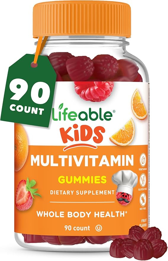 Lifeable Kids Multivitamin Gummies | Great Tasting Multivitamin for Kids | with Vitamins A, C, D,... | Amazon (US)