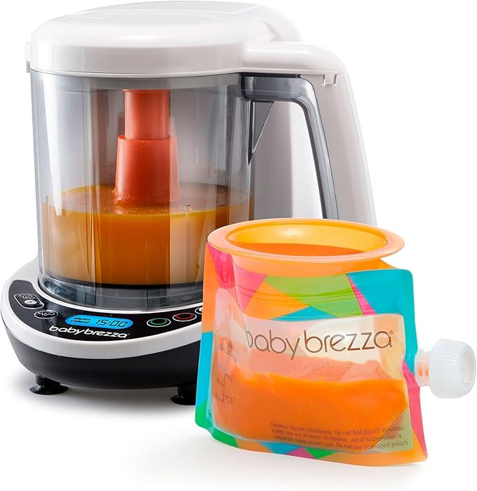 Baby Brezza One Step Baby Food Maker Deluxe – Auto shut Off, Dishwasher Safe Cooker and Blender... | Amazon (US)