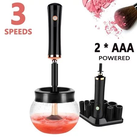 Reactionnx Makeup Brush Cleaner - with USB Charging Station, Instantly Wash and Dry Your Make up Bru | Walmart (US)