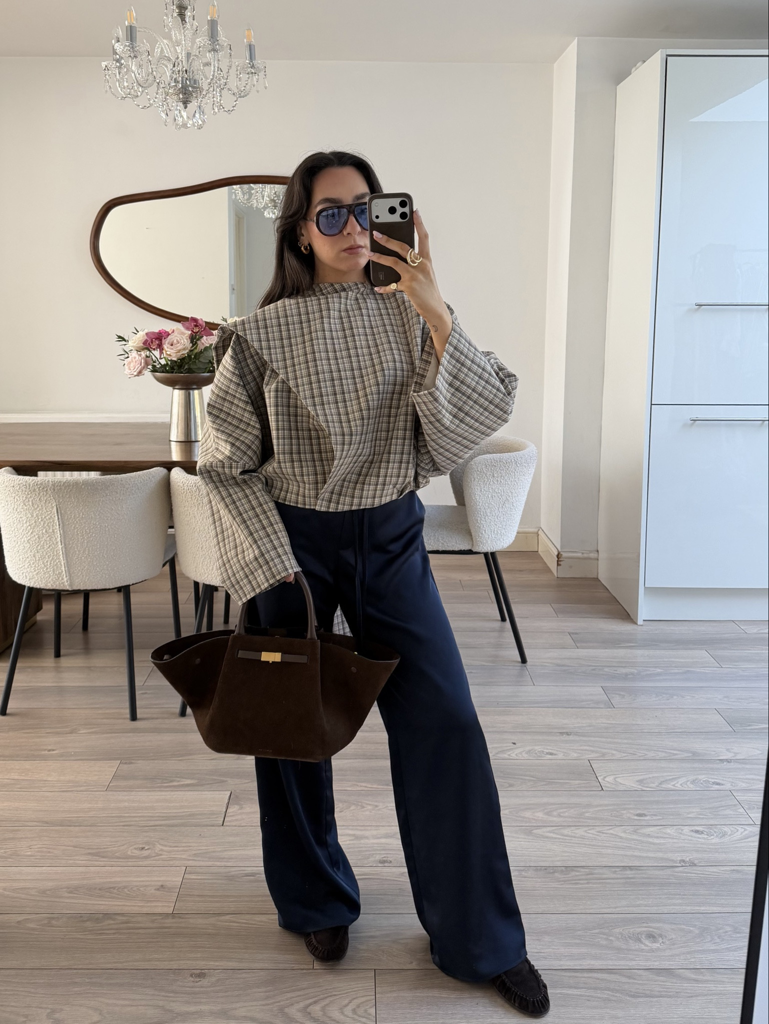 Spring outfit inspo, asos, satin trousers, pretty lavish, demellier, suede loaferss

#LTKuk #LTKpetite #LTKspring