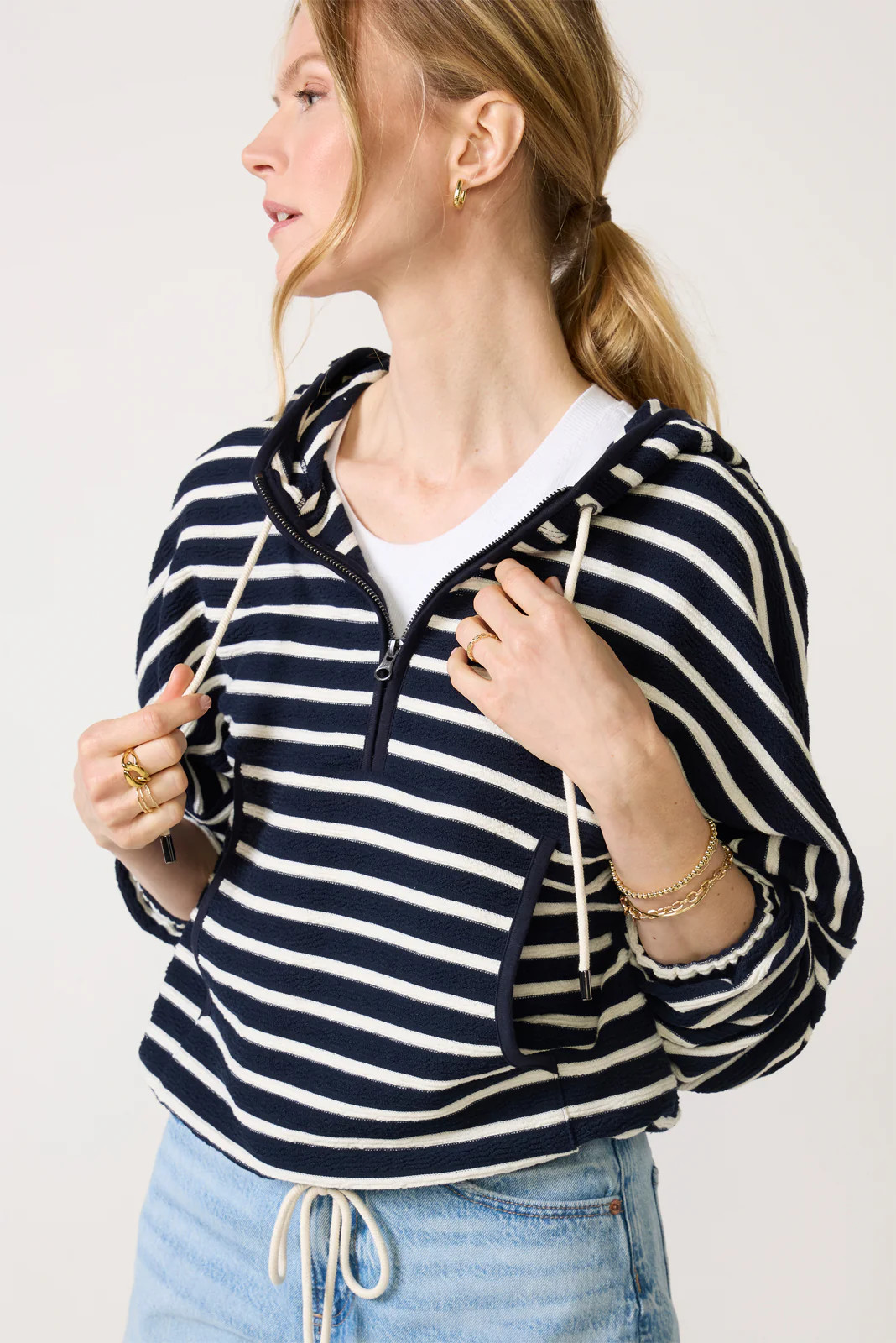 Mady Quarter Zip Sweatshirt | Evereve