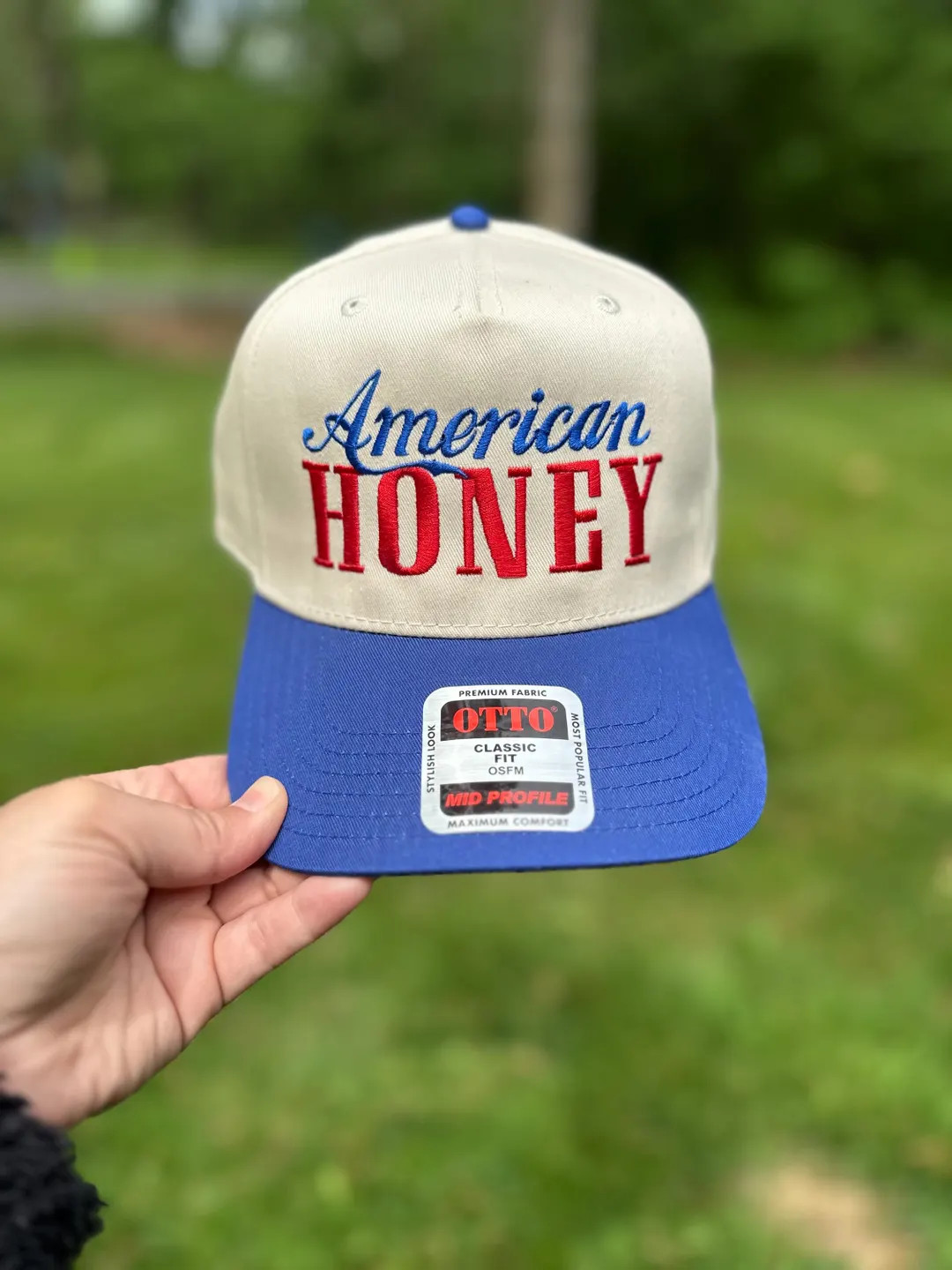 American Honey Embroidered Hat, 4th of July Embroidered Hat, Embroidered Fourth of July Hat, Cust... | Etsy (US)