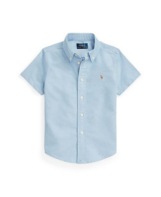 Toddler and Little Boys Oxford Short-Sleeve Shirt | Macy's