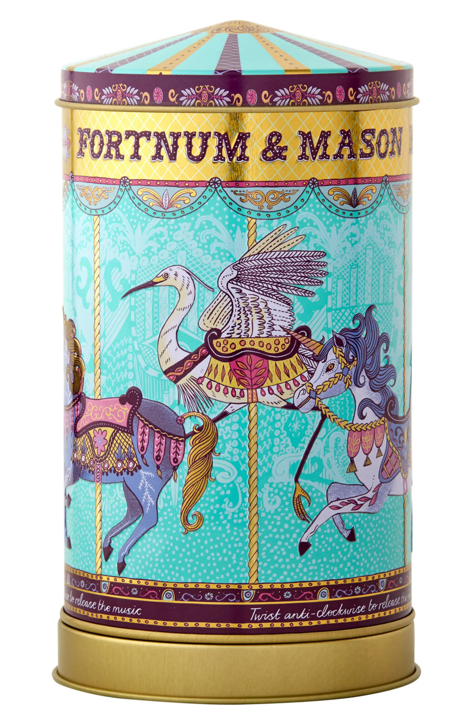 Mini Merry Go Round Musical Biscuit Tin | Nordstrom