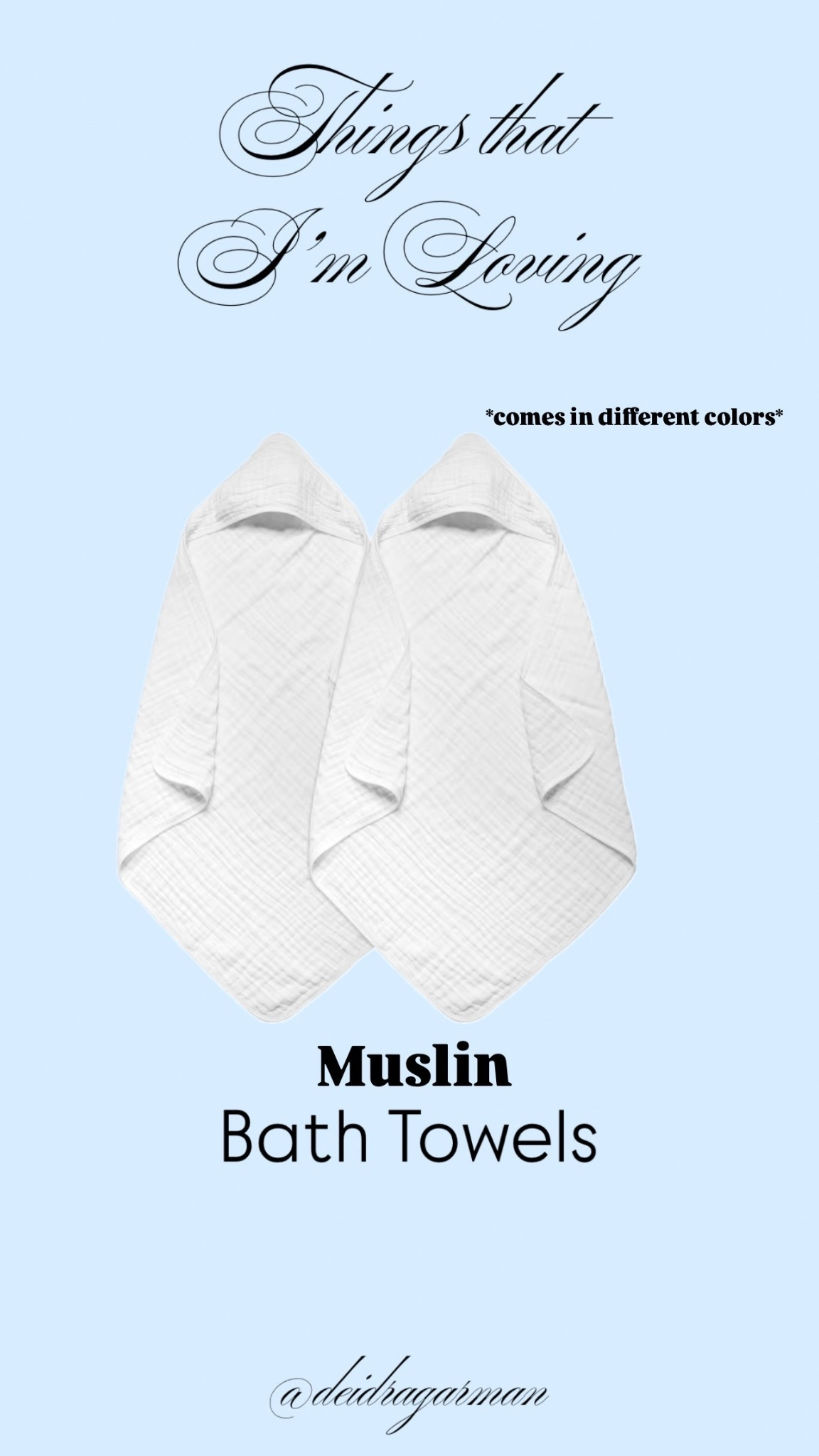 Obsessed with these Muslin bath towels for my little guy. They’re so soft and I love how they dry every little roll completely.

Bath time, baby finds, first time mom, baby registry 

#LTKBaby #LTKKids #LTKBump