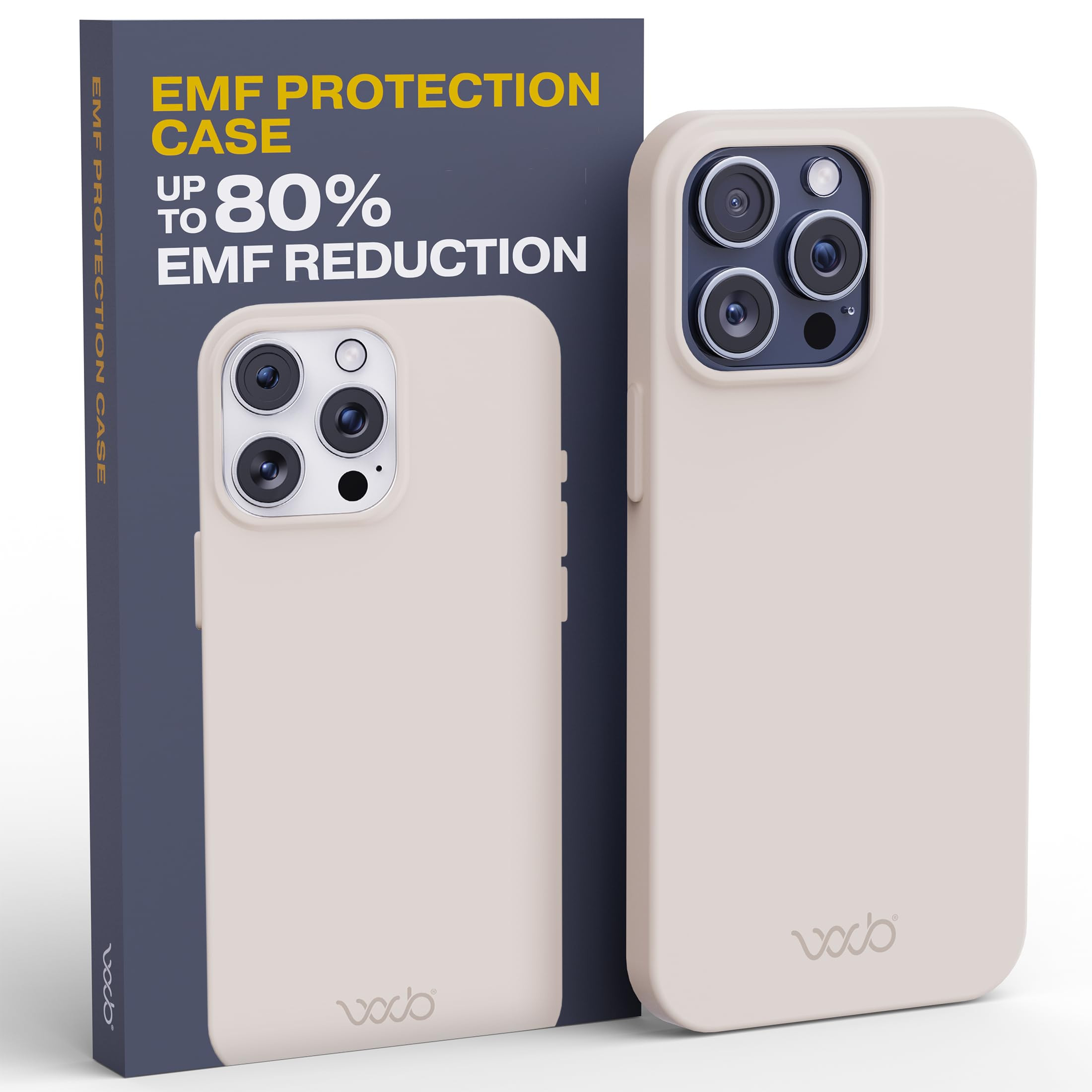 WAVEBLOCK EMF Protection Silicone iPhone Case, Radiation Blocker Cell Phone Case, 5G Shield Reduc... | Amazon (US)