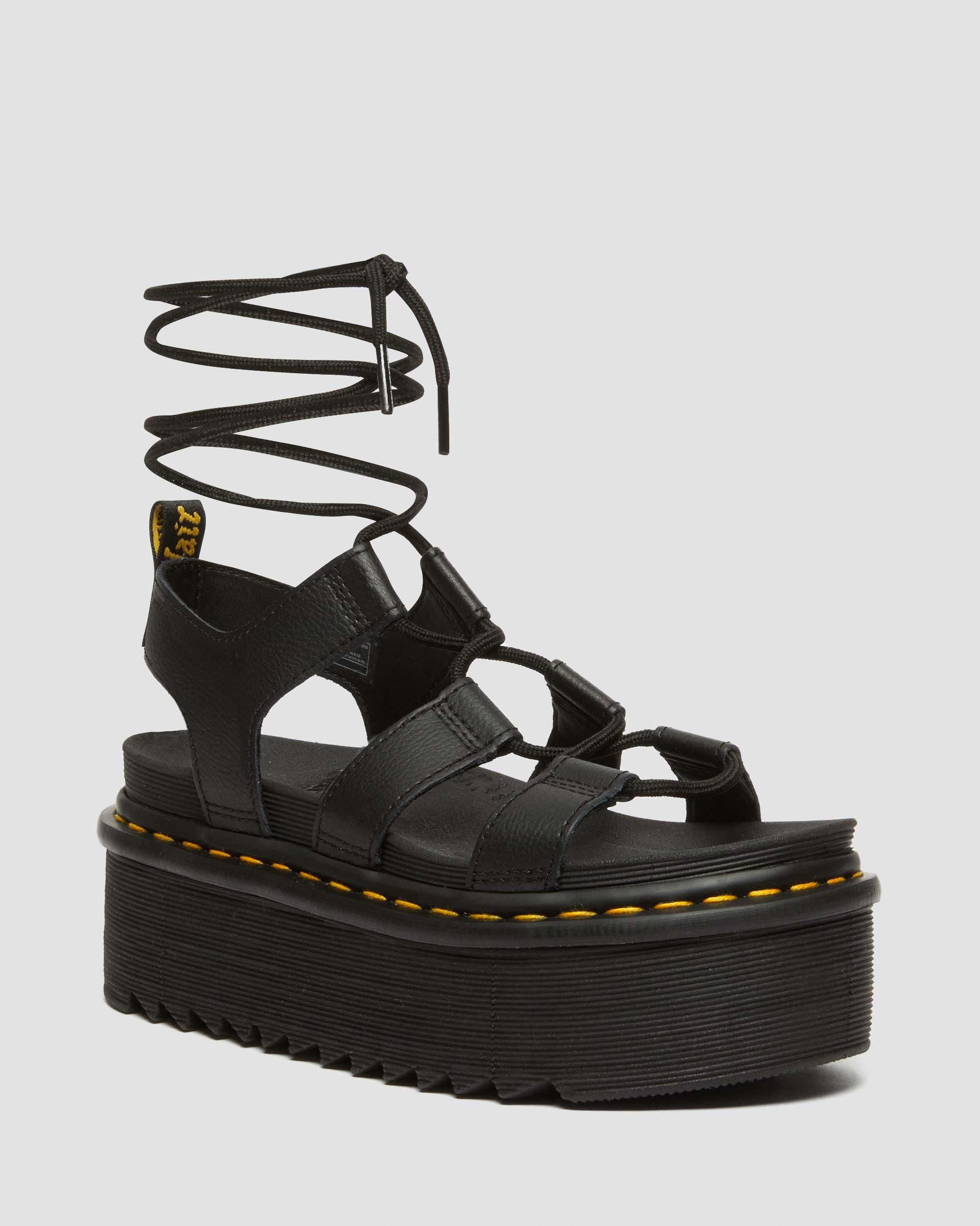 Nartilla Athena Leather Gladiator Platform Sandals | Dr. Martens