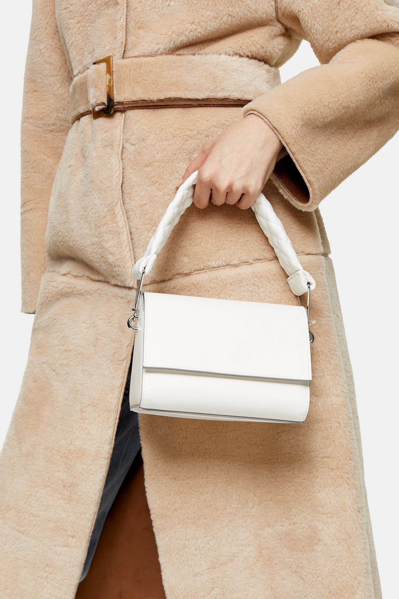 TRI White Quilted Handle Grab Bag | Topshop US