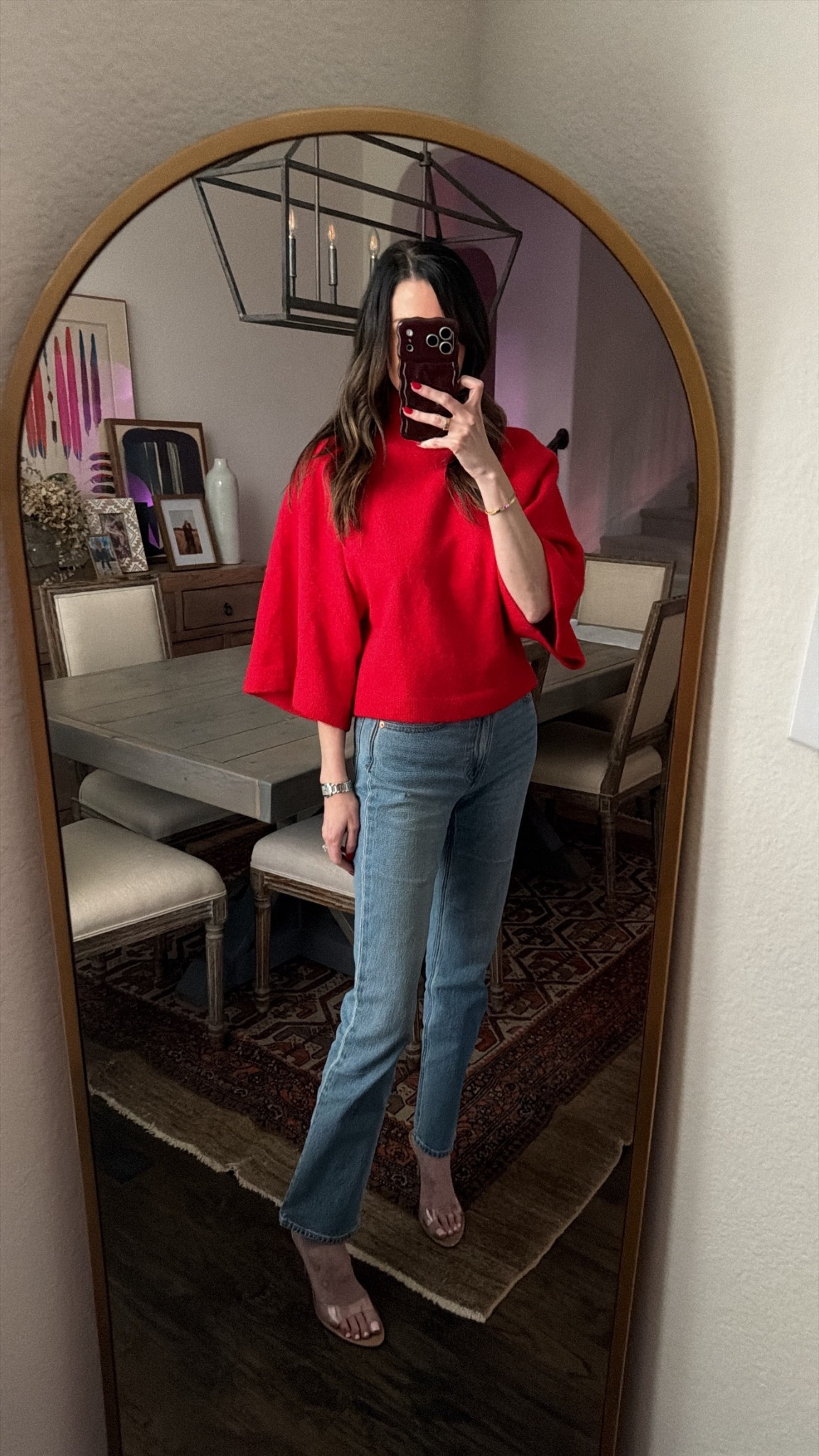 Lady in red for Valentine’s Day ❤️

#LTKootd #LTKOver40 #LTKValentine