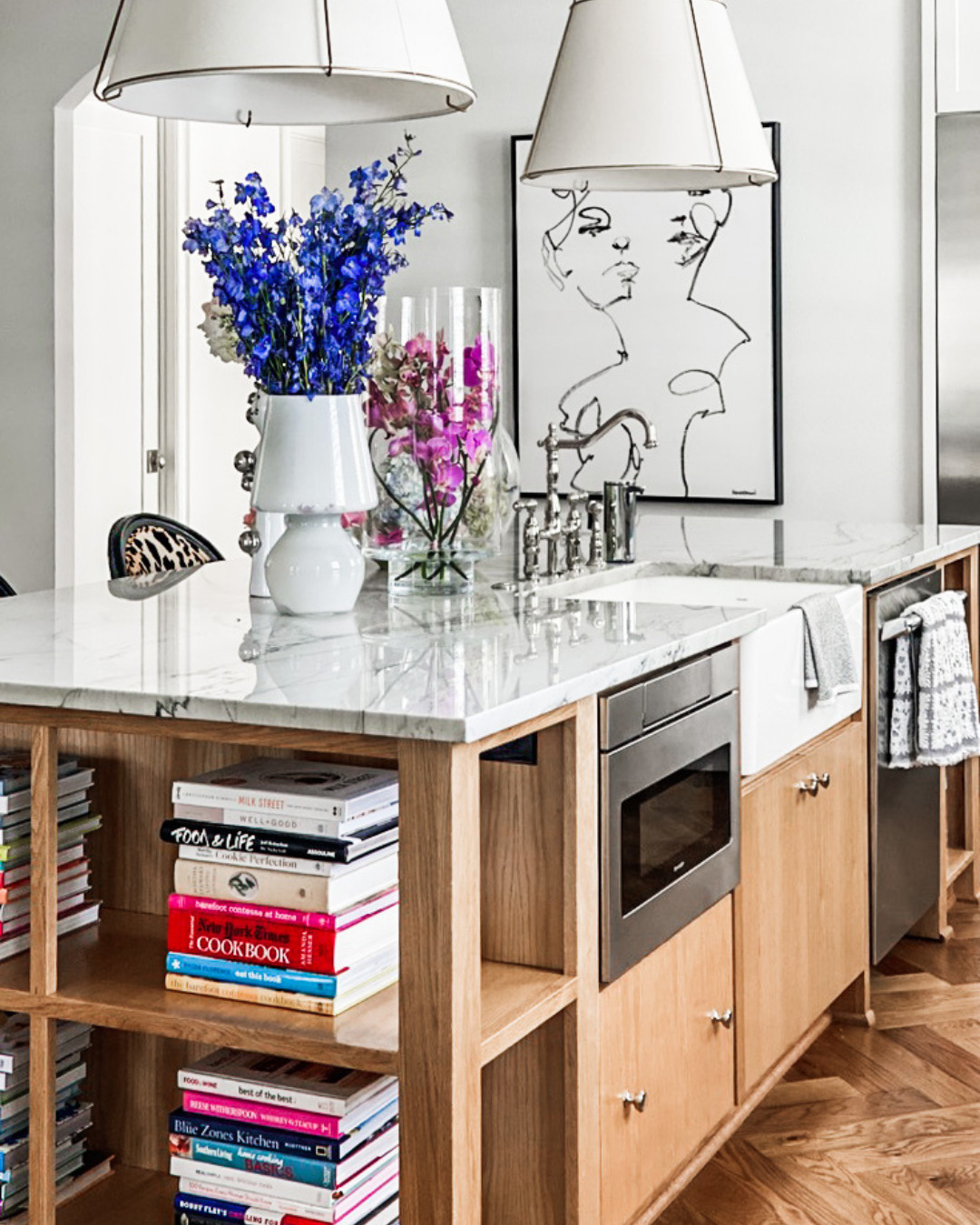 You don't have to renovate your kitchen to add color. 🩵💕💜

One of my favorite ways to bring personality into a space is through the details. Patterned chairs, stacks of beautiful books, and fresh flowers can instantly make a kitchen feel more layered, collected, and inviting.

It's proof that sometimes the smallest touches make the biggest impact. ✨
 

 #LTKHome