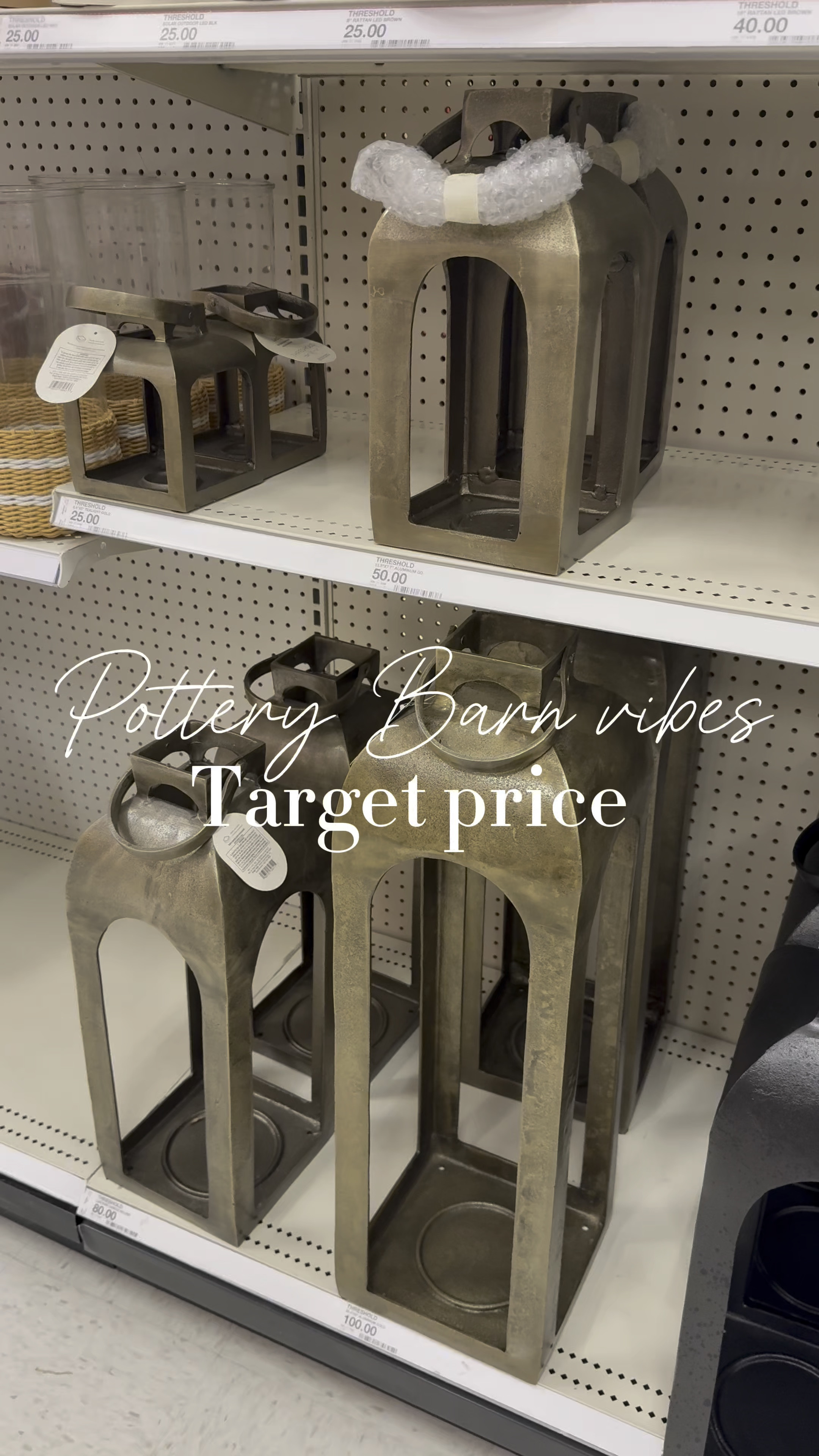 I ran into Target today and was amazed at how similar some of their new outdoor spring decor pieces are to Pottery Barn!! These lanterns are SO similar but the price was WAY better!! They come in 3 sizes and 2 colors! I also thought the fluted design was pretty similar especially on the black planters and the terracotta look is also all over Pottery Barn! I’d grab these soon before they are gone! 


Full credit for the stock images to Pottery Barn

#LTKWatchNow #LTKSeasonal #LTKHome