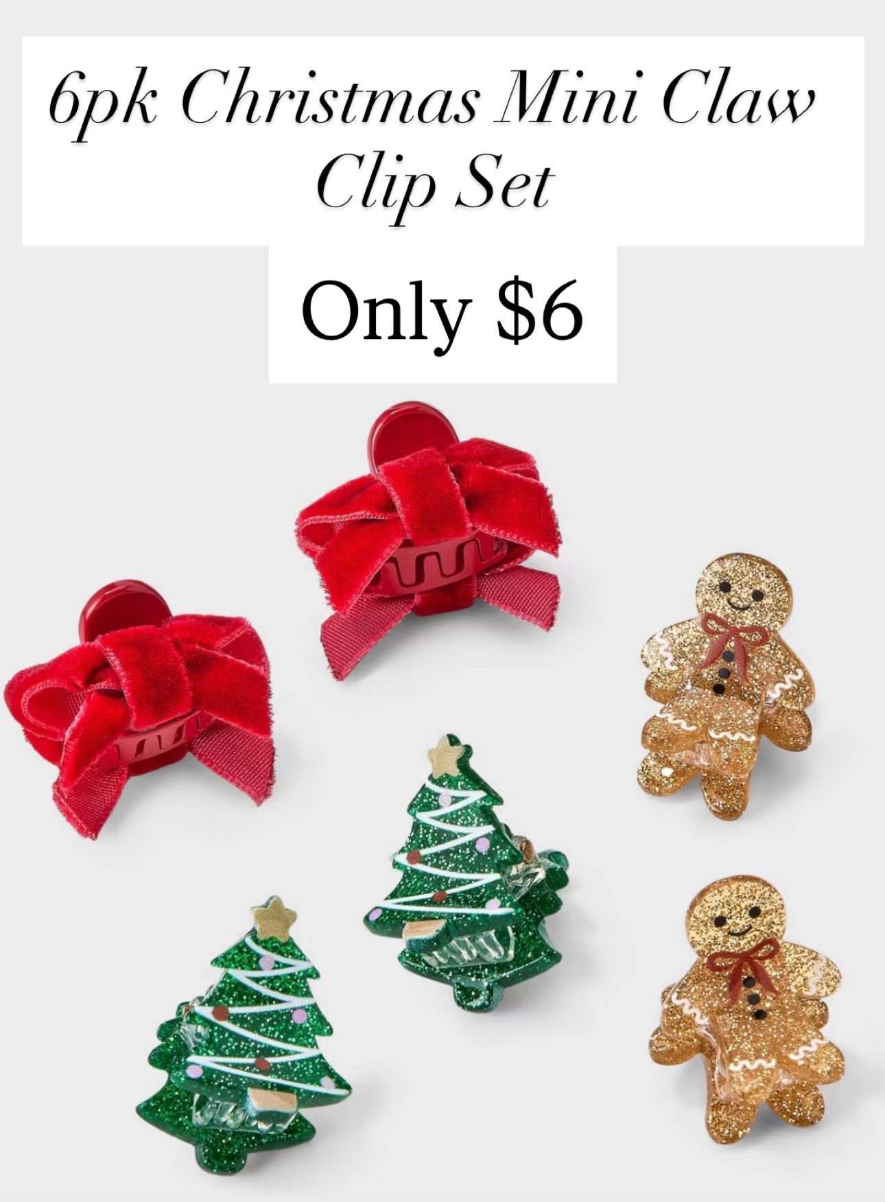 Holiday mini claw set is so cute!!!! 

#LTKBeauty