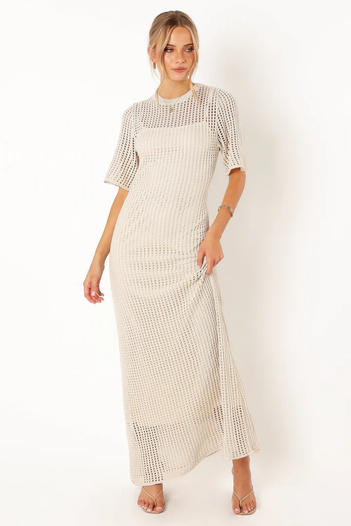 Hollie Maxi Dress - Cream | Petal & Pup (US)
