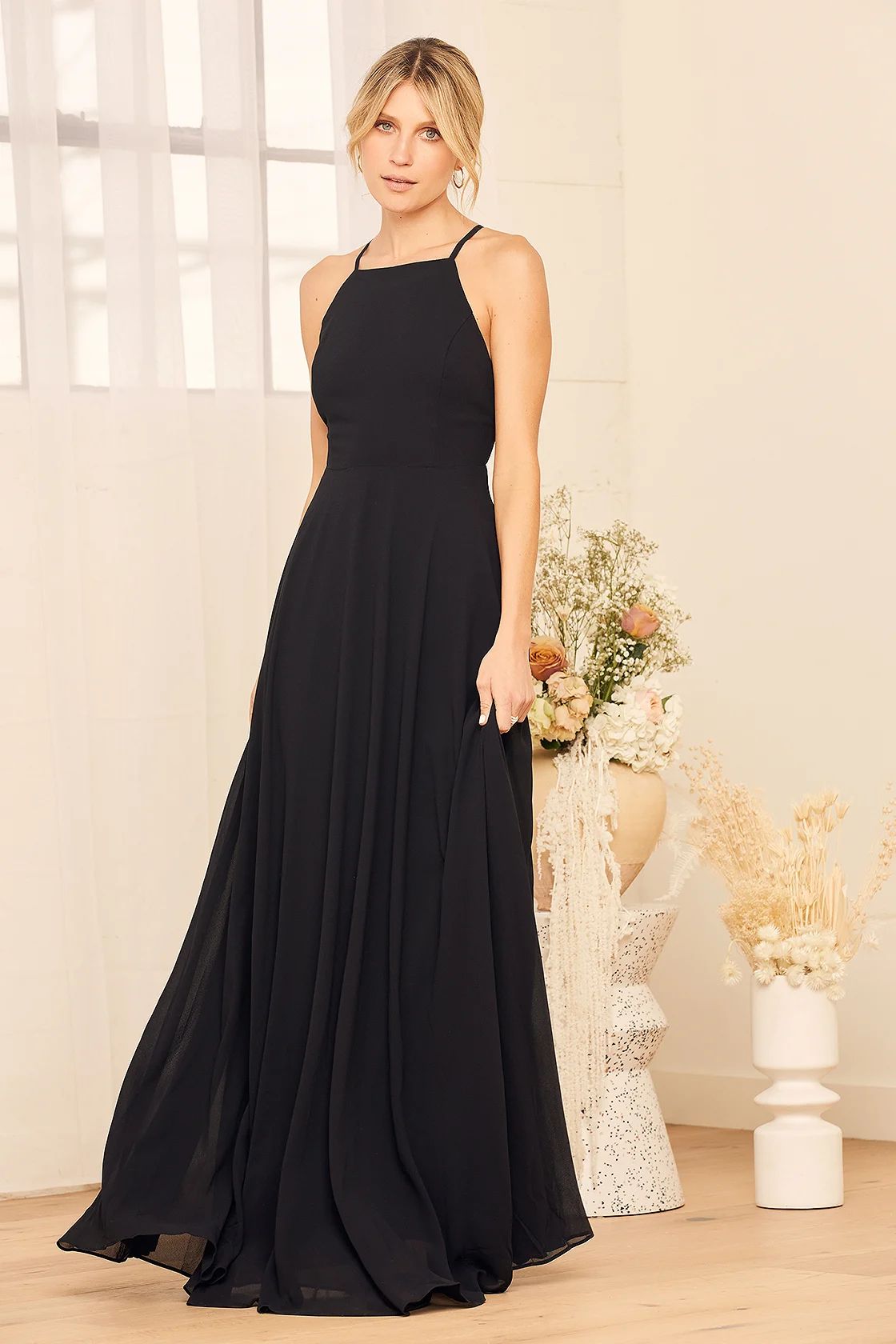 Mythical Kind of Love Black Maxi Dress | Lulus (US)
