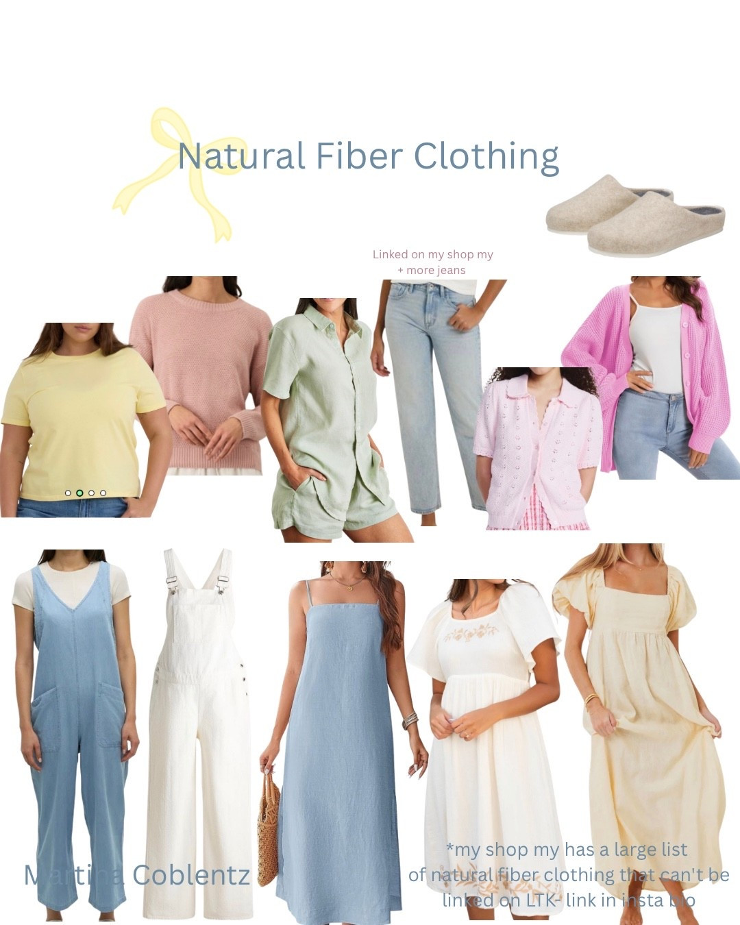 Natural fiber clothing pieces. 

I have a large natural fiber list from different brands to make shopping easier. Link in my Instagram bio 


•natural fiber •clothing •fashion •dresses •non toxic •low toxic 

#LTKMidsize #LTKPlusSize #LTKmomlife