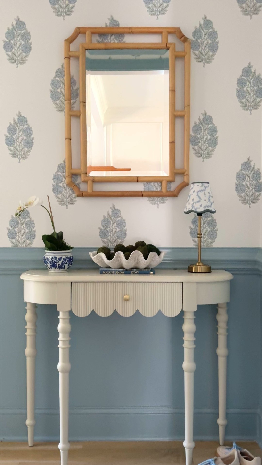 Classic coastal corner transformation using Amazon & designer finds! 

#LTKHome #LTKSaleAlert