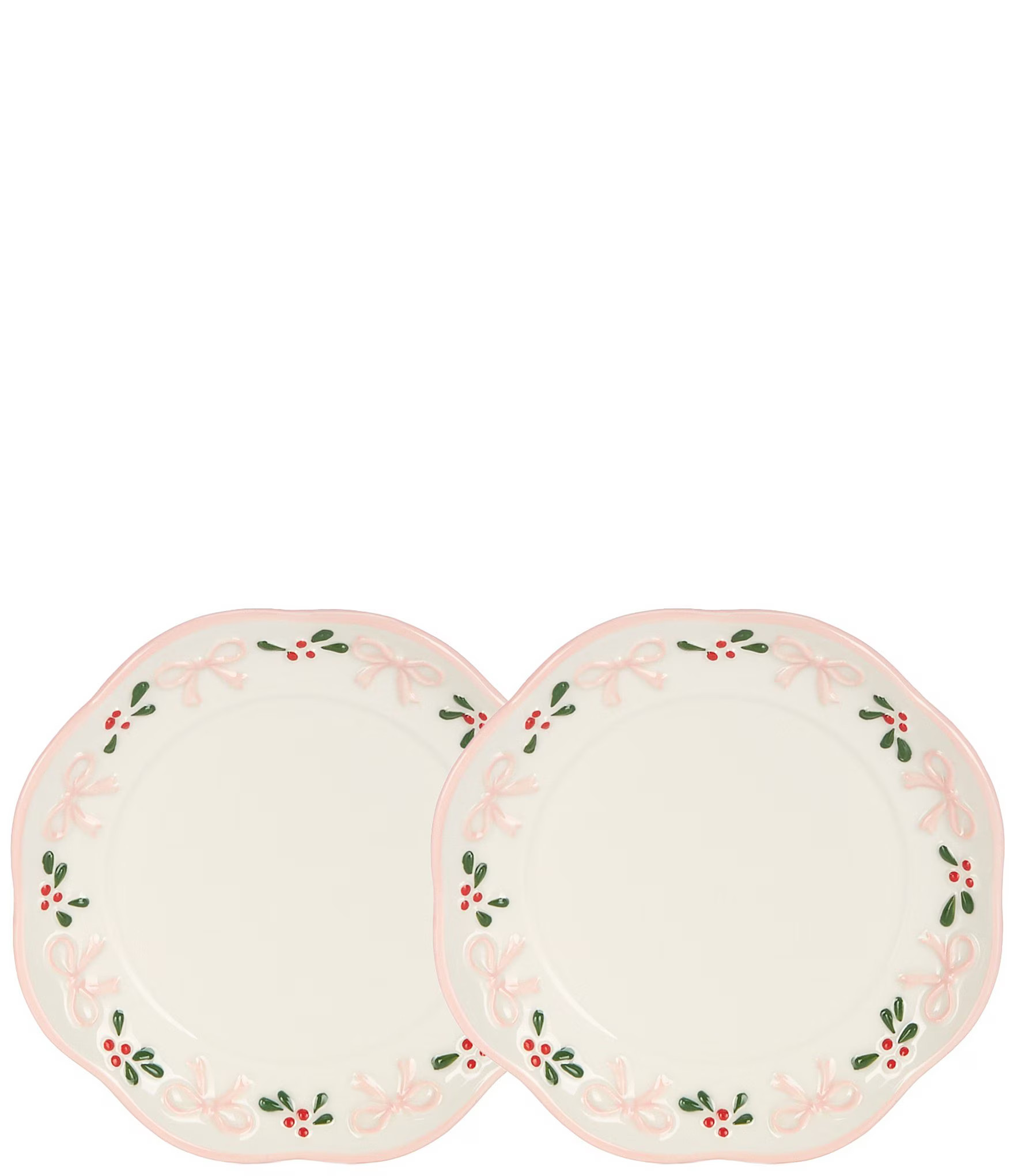 Southern Living Sweet Christmas Collection Tidbit Plates, Set of 2 | Dillard's | Dillard's