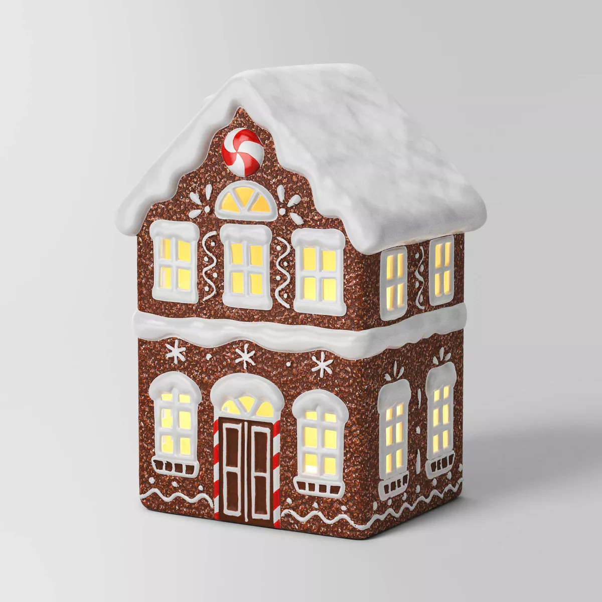 Christmas Ceramic Gingerbread House Decor Tall House - Wondershop™ | Target