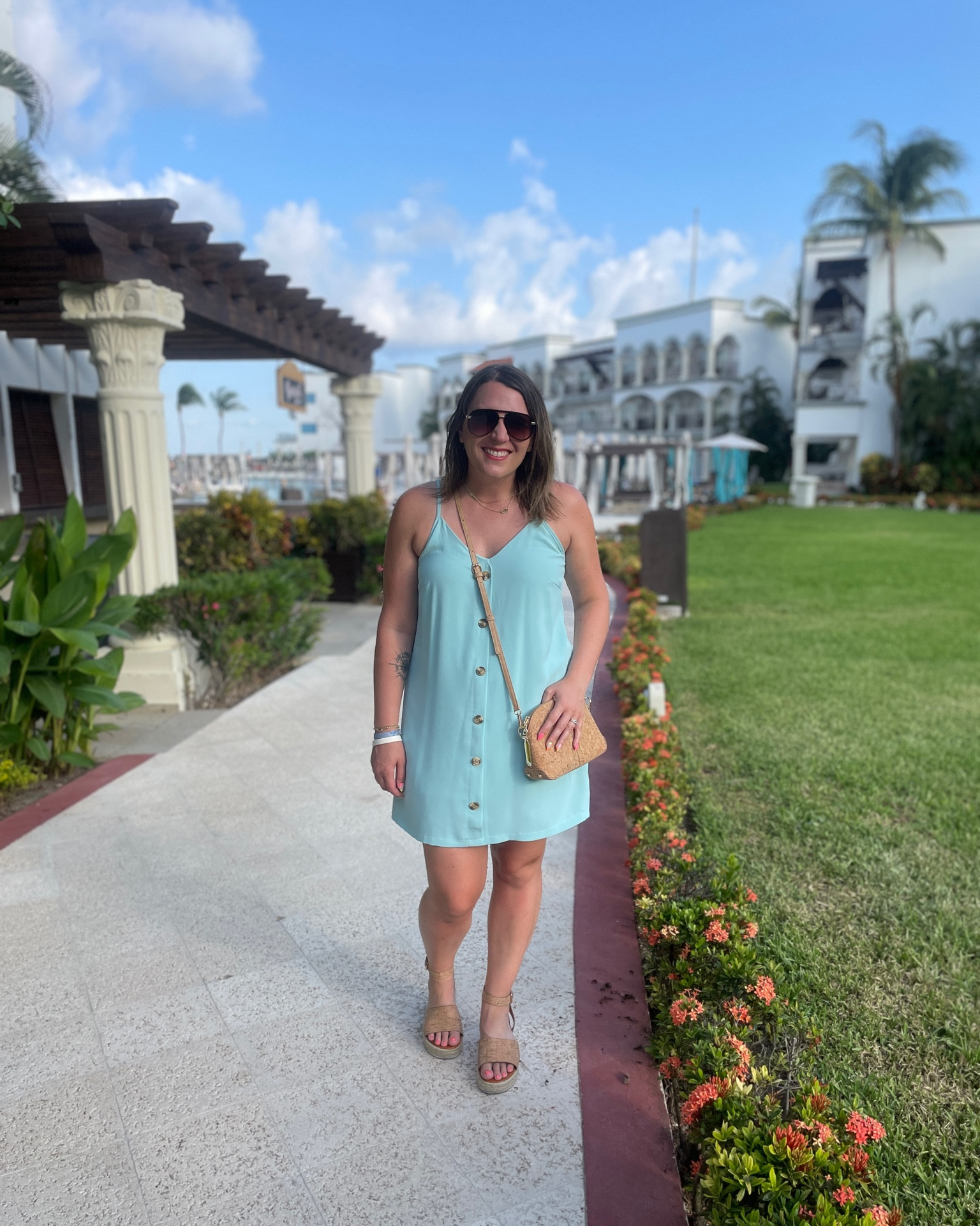 This dress is a fun summer resort dress (or to wear to a wedding or just out for fun!). I’m in a large  

#LTKFind #LTKSeasonal #LTKwedding