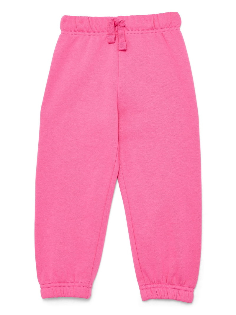 Wonder Nation Toddler Girls Fleece Jogger Pants, Sizes 2T-5T | Walmart (US)
