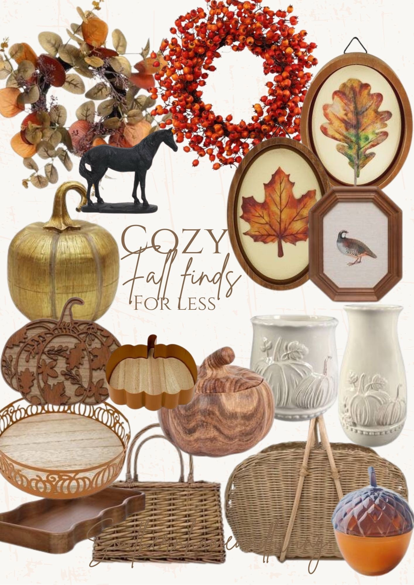 Cozy fall home finds that look high end but super affordable! 

#LTKSeasonal #LTKautumn #LTKHome