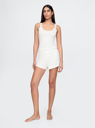 Mini Rib Relaxed PJ Shorts | Gap (US)