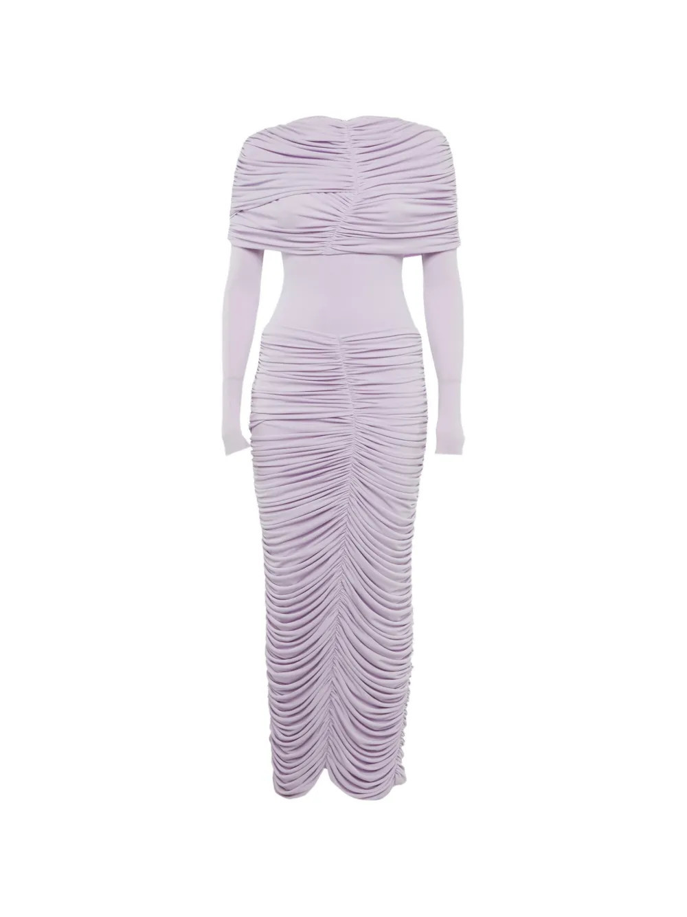 CHATS BY C.DAM Serafina draped maxi dress - Purple | Farfetch Global