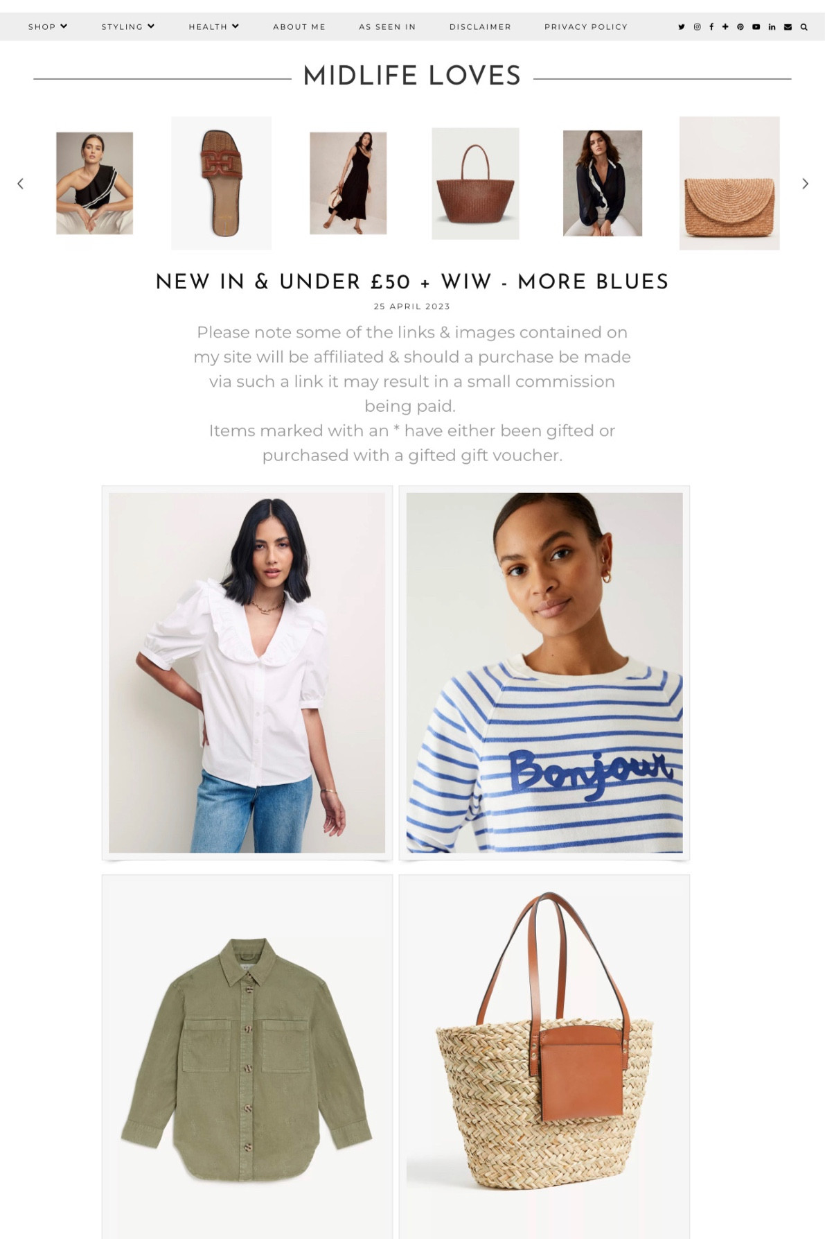 New in & under £50 https://www.mymidlifefashion.com/2023/04/new-in-under-50-wiw-more-blues.html #fashion #style #mymidlifefashion #midlife #over40 #midlifefashion #midlifestyle #over40fashion #over40style #springfashion #springstyle #summerfashion #summerstyle #effortlessfashion #timelessfashion #effortlessstyle #effortlessfashion #styleover40 #fashionover40 #newin 

#LTKunder50 #LTKeurope #LTKSeasonal