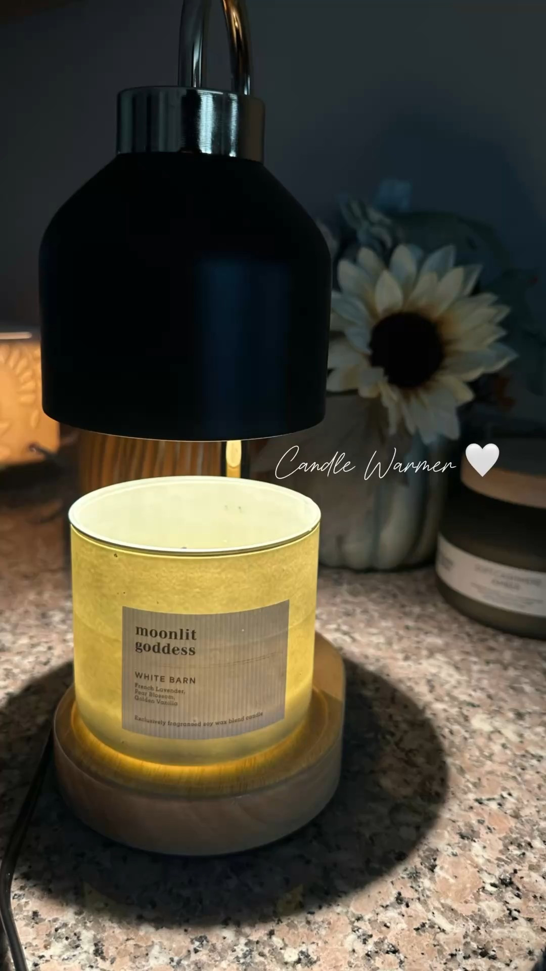 No more lighting candles in this home. This is your sign to purchase a Candle Warmer Lamp. Even works well with the bath and body works cameras as you can see 😩🤍. 

#homedecor #homefinds #fallaesthetic #homeimprovement 

#LTKFallSale #LTKFindsUnder50 #LTKHome