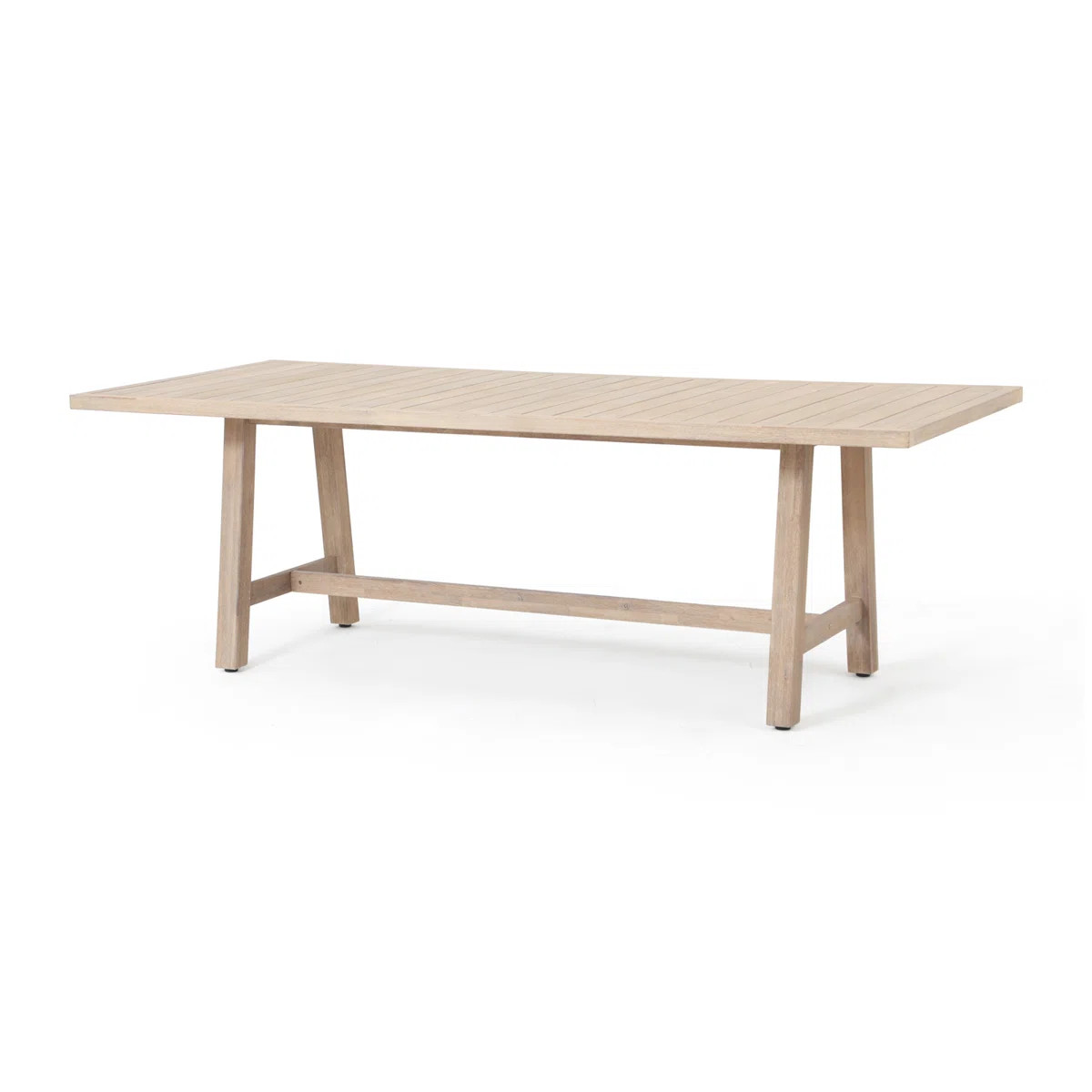 Patio Mediterranean Style Acacia Wood Dining Table | Wayfair North America