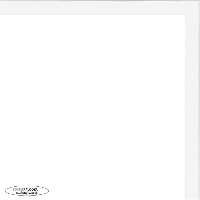 Poster Palooza 17x21 Contemporary White Wood Picture Frame - UV Acrylic, Foam Board Backing, & Ha... | Amazon (US)