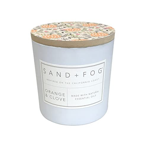 Sand + Fog Scented Candles - Orange & Clove - Additional Scents and Sizes - 3 Wicks 100% Cotton Lead-Free - Luxury Air Freshening Jar Candles - Perfect Home Decor - 21 oz | Amazon (US)