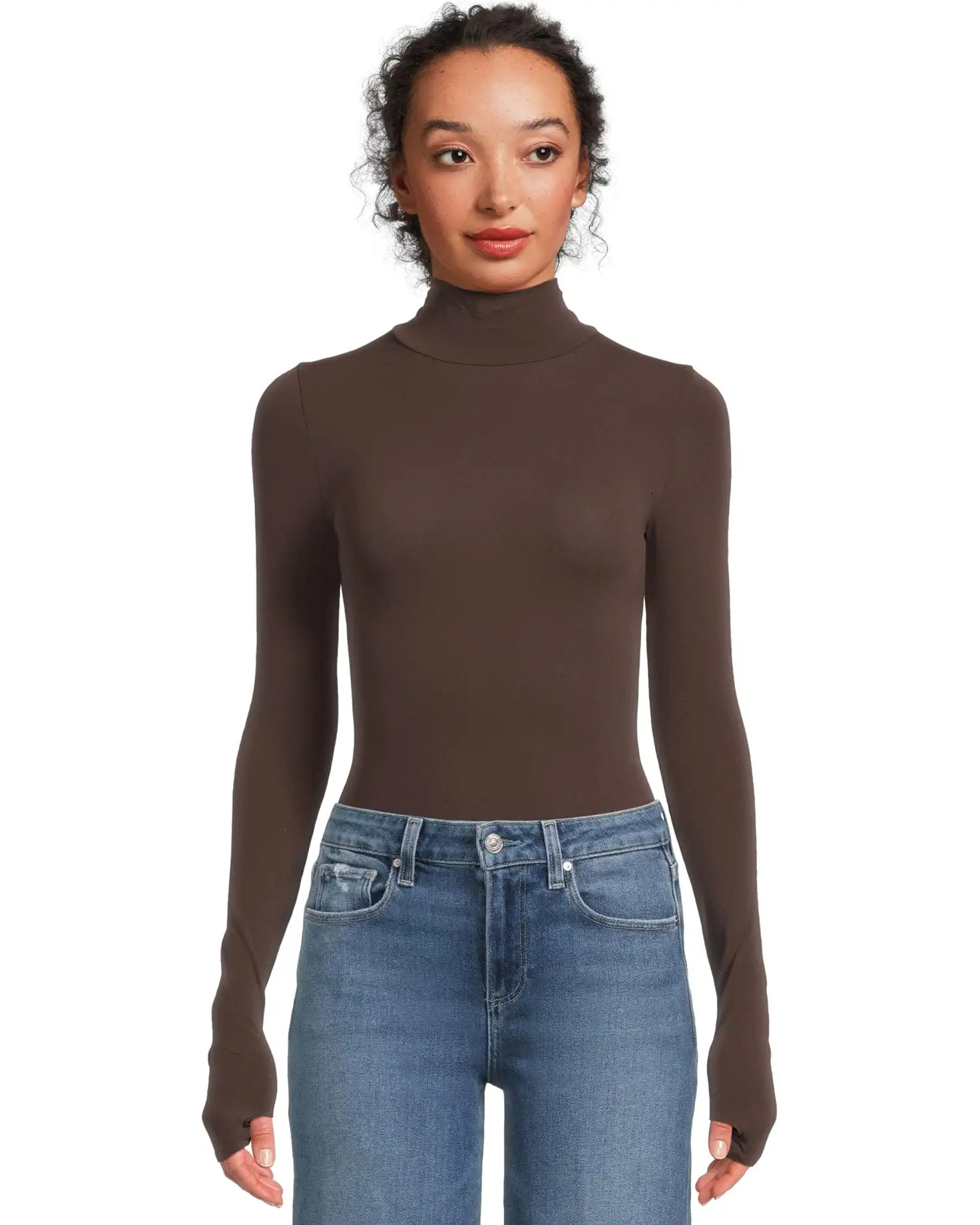 Women's Commando Ballet Body Turtleneck Bodysuit With Thumbholes | Zappos