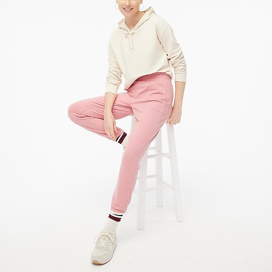 Lightweight cotton terry jogger pant | J.Crew Factory