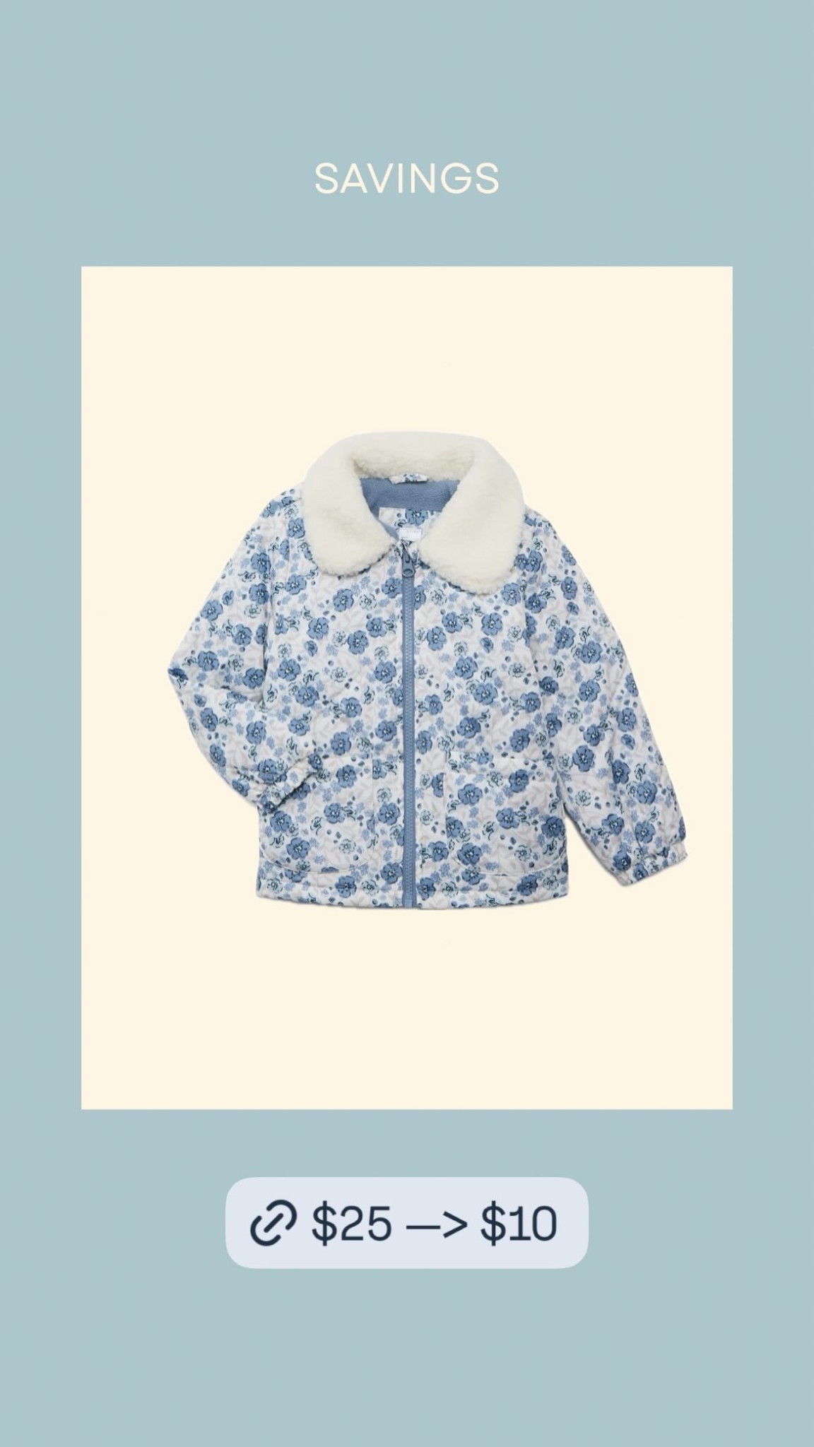This adorable girls’ winter coat is one of the best Walmart finds of the season! ❄️✨ The sweetest floral print, cozy sherpa collar, warm quilted lining—and the price drop is major. Marked down from $25 to just $10… run, don’t walk!

Perfect for school outfits, playground days, holiday photos, chilly mornings, toddler + little girl winter wardrobes, and gifting on a budget. This is a high-end look for a Walmart price and it feels way more expensive than it is.

#LTKBaby #LTKKids #LTKSaleAlert