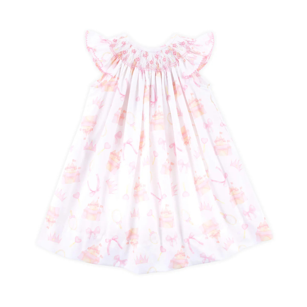Princess Magic Smocked Angel Sleeve Dress | Classic Whimsy