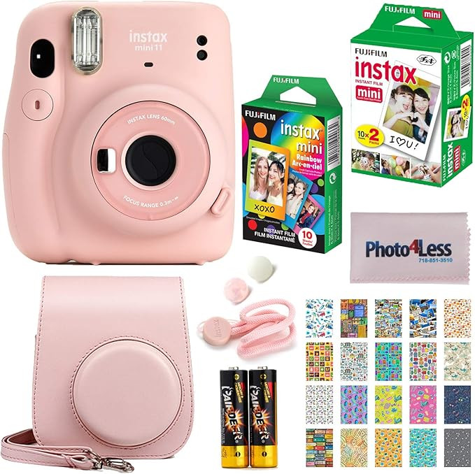 Fujifilm Instax Mini 11 Instant Camera + Fujifilm Instax Mini Twin Pack Instant Film (16437396) +... | Amazon (US)