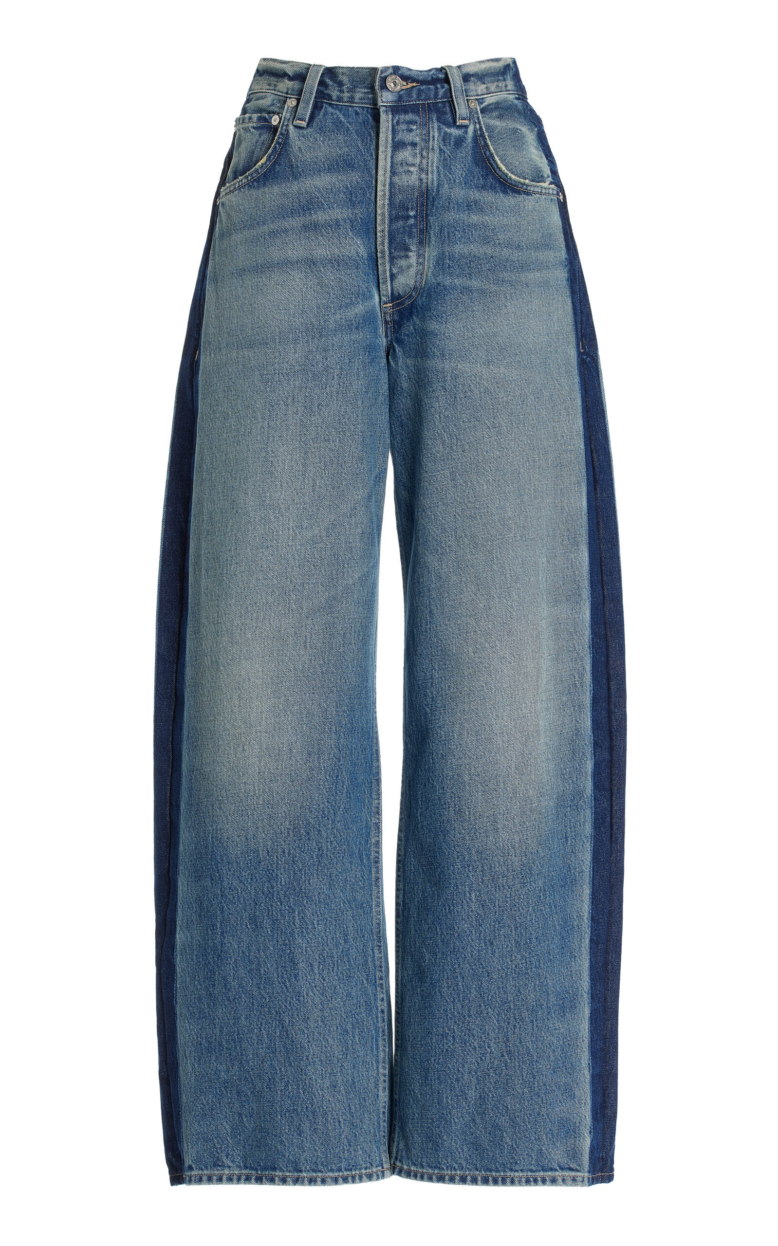 Citizens of Humanity - Ayla Rigid High-Rise Baggy Jeans - Blue - 32 - Moda Operandi | Moda Operandi (Global)