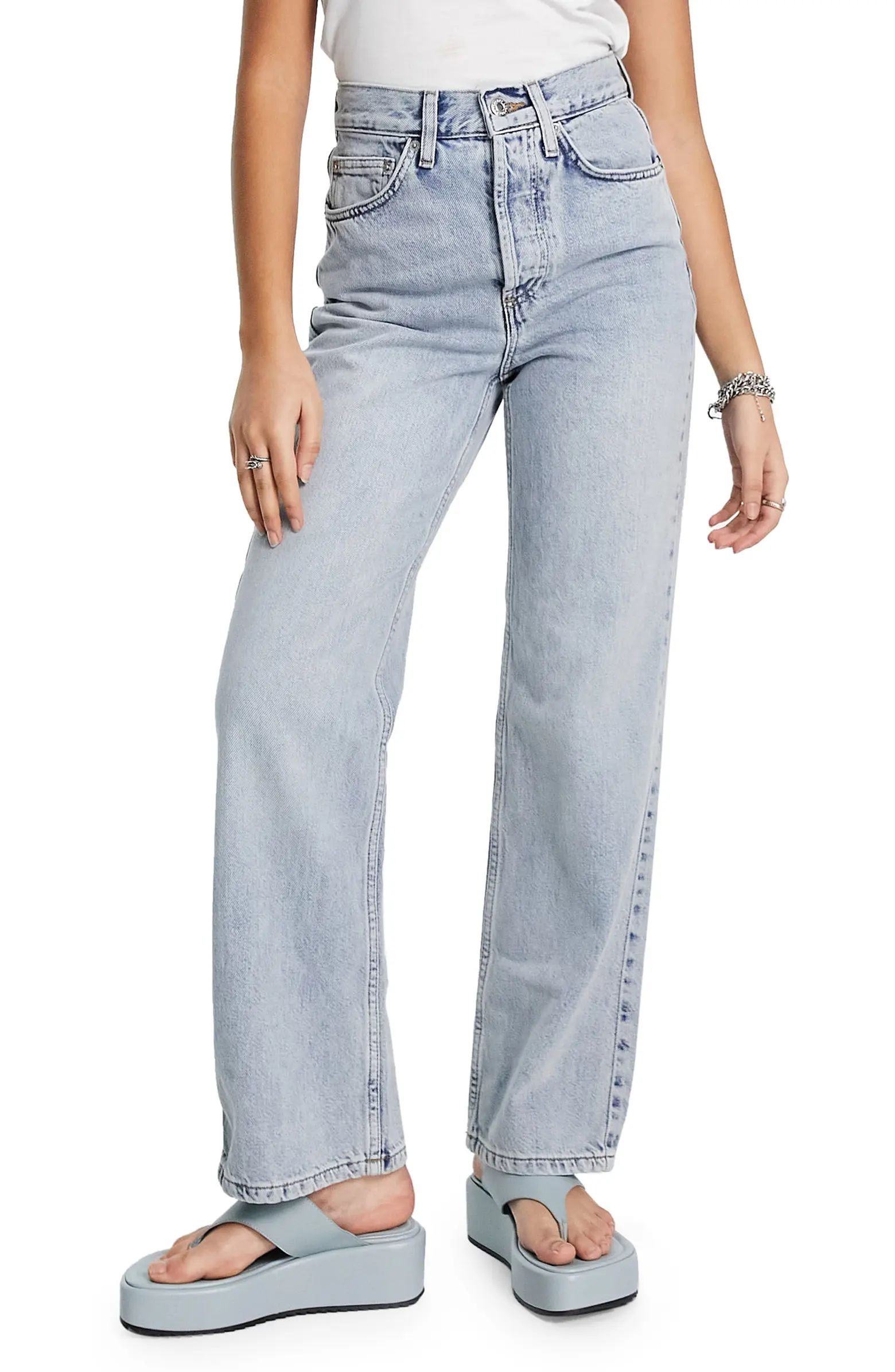 Topshop Kort Organic Cotton Blend Jeans | Nordstrom | Nordstrom