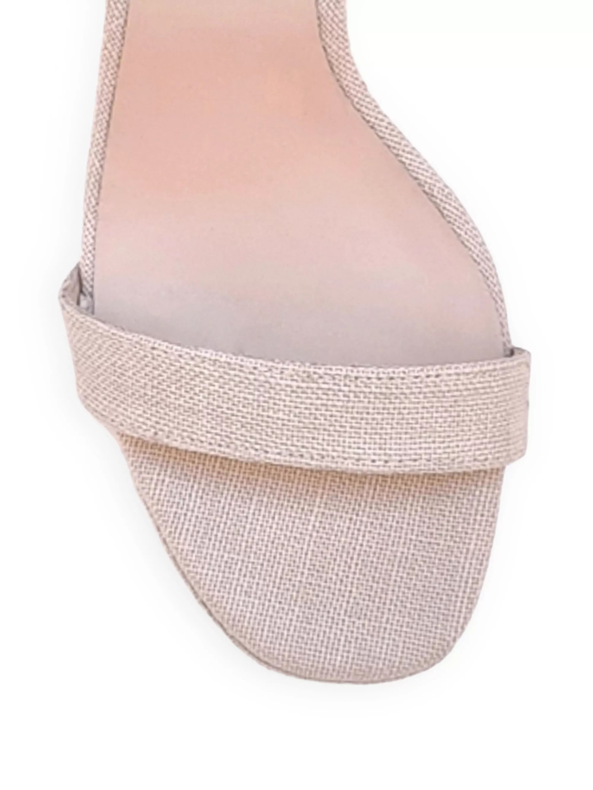 Odila Ecru Odila 70MM Linen Platform Sandals | Saks Fifth Avenue