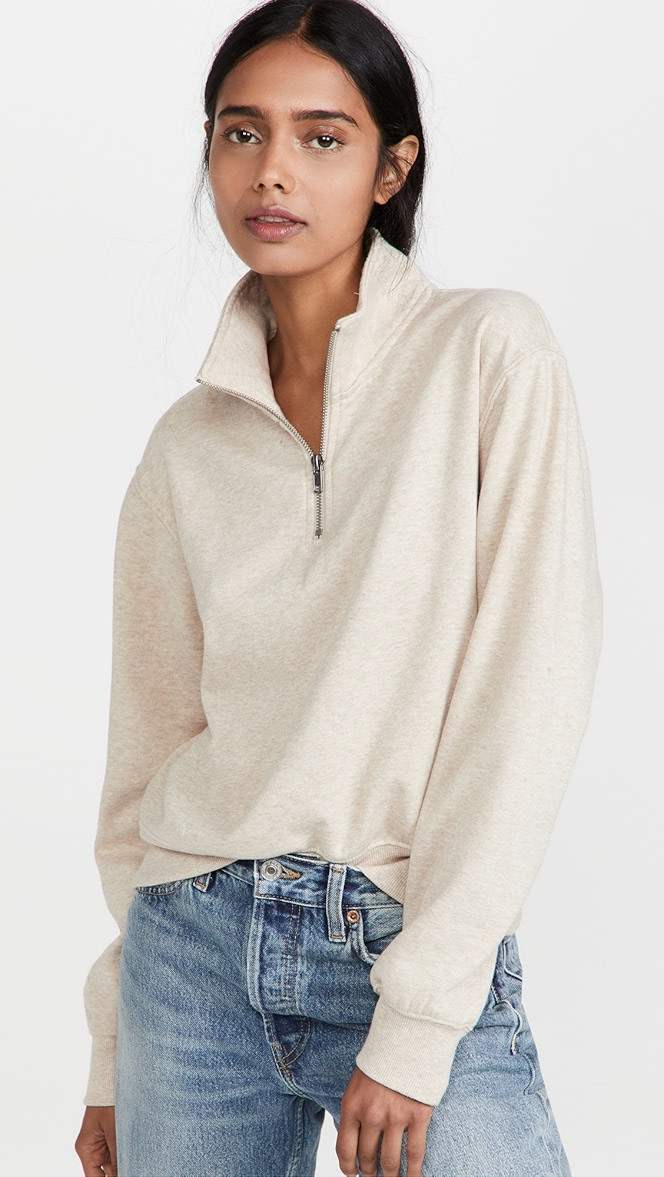 Z Supply Half Zip Sweatshirt | SHOPBOP | Shopbop