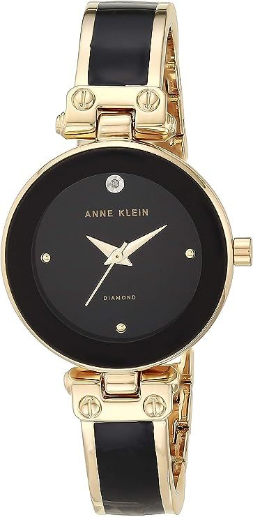 Anne Klein Women's Genuine Diamond Dial Bangle Watch | Amazon (CA)