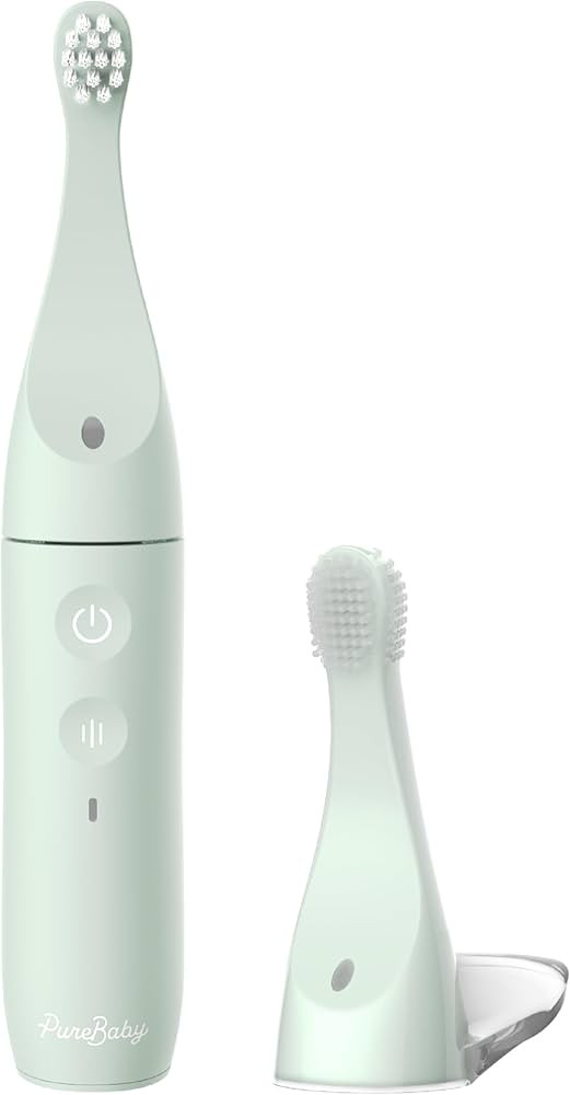Pure Enrichment PureBaby Infant-to-Toddler Electric Toothbrush - Waterproof Baby & Toddler Toothb... | Amazon (US)