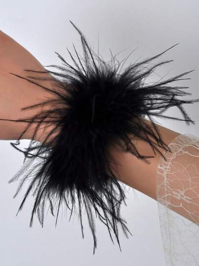 1pc Fashion Iron Feather Decor Bangle voor dames voor dagelijkse decoratie | SHEIN